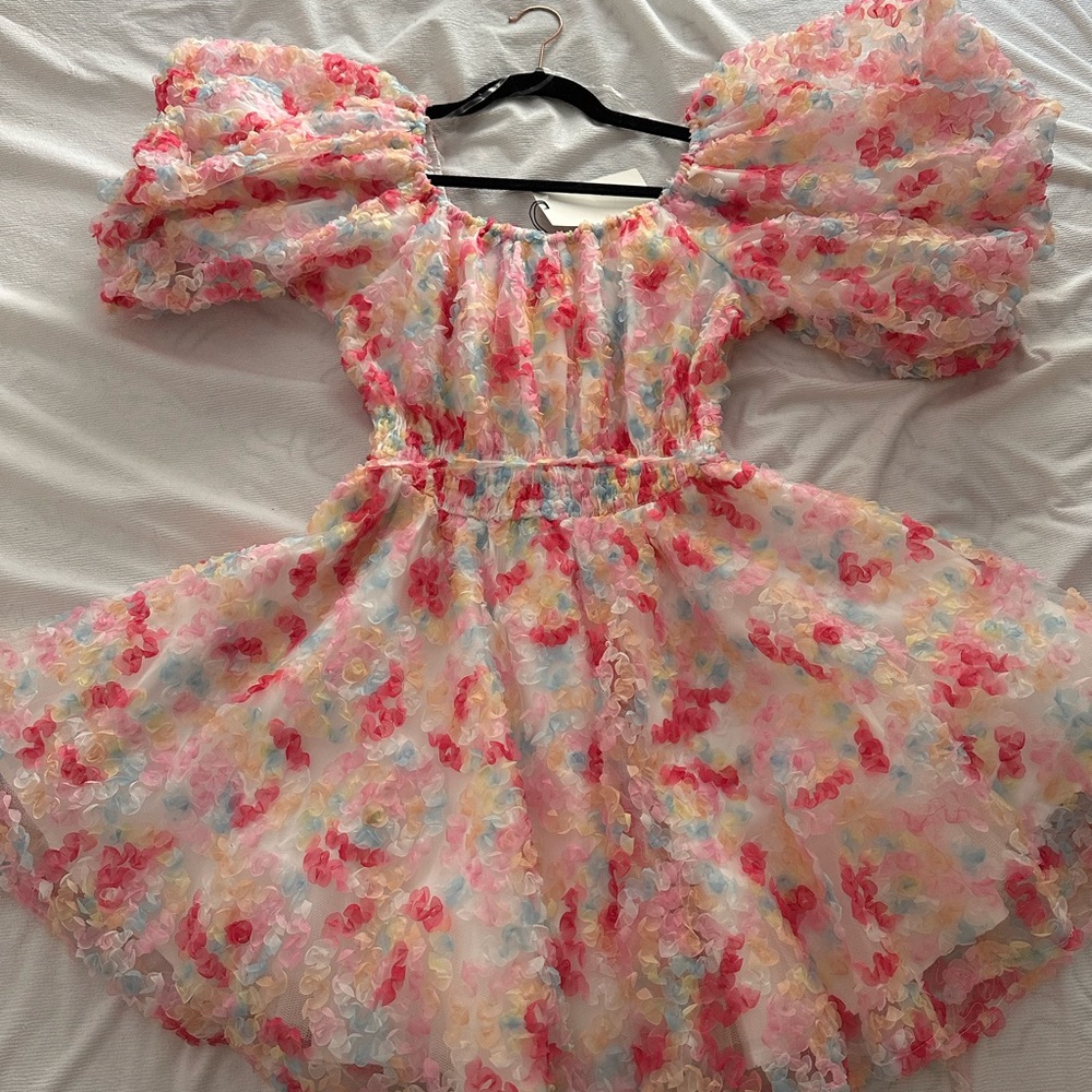 En Merci colorful short princess dress